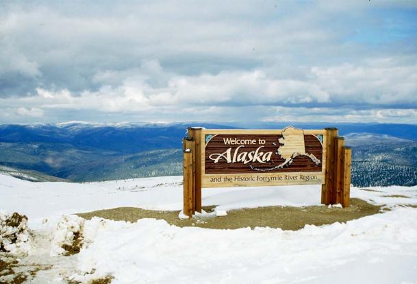al confine con lo Yukon
