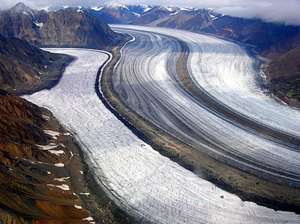 ghiacciai nelle wrangell mountain