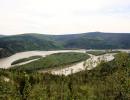 lo yukon river vicino Dawson city