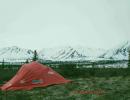 campo base ai piedi dell'Alaska range