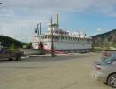 battello sullo Yukon River a Dawson City